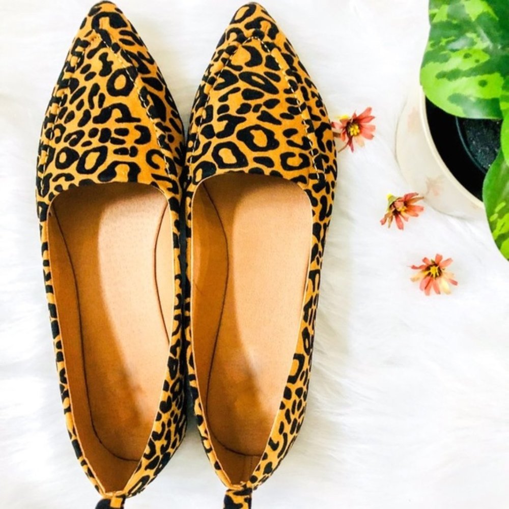 ⚡️RESTOCK ⚡️5⭐️LEOPARD suede loafers- Shoe